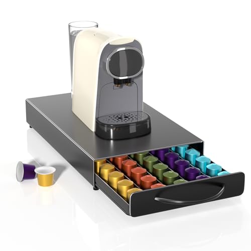 Eukue Porte Capsule pour Nespresso 45 PCs, Tiroirs à...