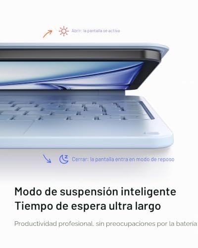 Teclado mágico para iPad Pro de 11 pulgadas con soporte independiente Inateck 6