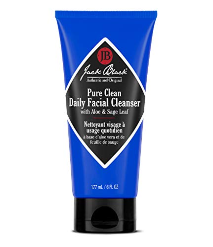 Jack Black Pure Clean Daily Facial Cleanser for Men, 6 Fl Oz