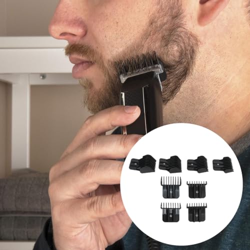 8 Pack Premium Trimmer Guards by YTXXDEUS for BaBylissPRO Barberology FX787 and FX726 Trimmer, Replacement Guards with Metal Spring Clip - From 1/32-5/4 inch Snap on Blade Attachment Combs Set