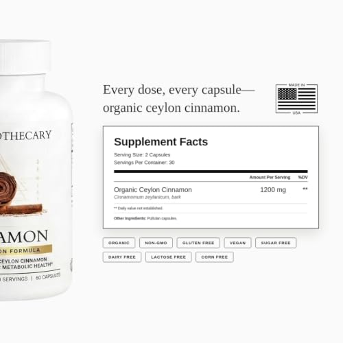 Dear Apothecary Organic Ceylon Cinnamon Capsules