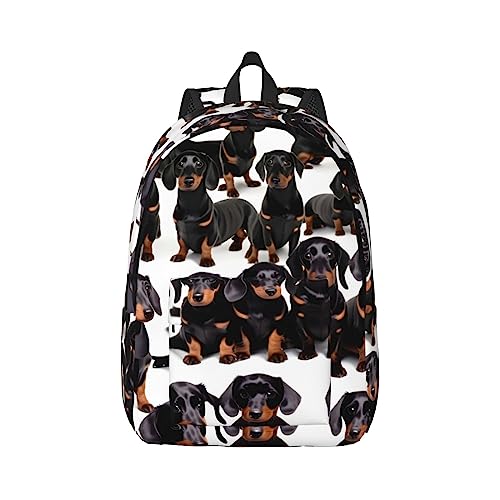 Mochila de transporte Dachshund Weiner de viaje para laptop y enfermera