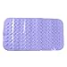 Produktbild SUNSKYOO Badematte PVC rutschfeste Massage Ablaufloch Sicherheit Waschbar Bad Quadrat Badewanne Matten, lila