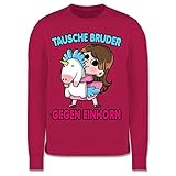 Den Pulli gibt es ab Größe 98, für die Größen 80 und 92 haben wir einen Baby-Pullover im Angebot (Amazon Suchfeld: 