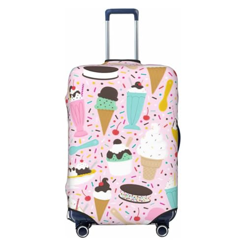 Housse de protection pour valise XL motif crème glacée pour vos vacances