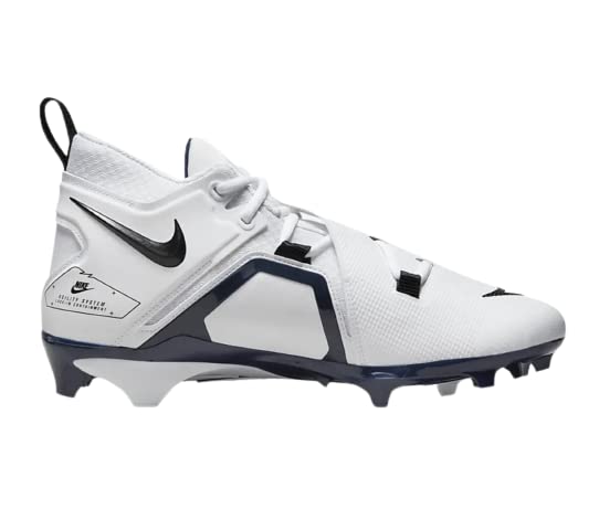 Nike Alpha Menace Pro 3 Mens Football Cleats Size 11.5 (White/College Navy/Black) (CT6649-108)3