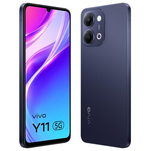 Image of vivo Y11 5G (Mystic Blue, 4GB RAM, 64GB Storage) with No Cost EMI /Additional Exchange Offers