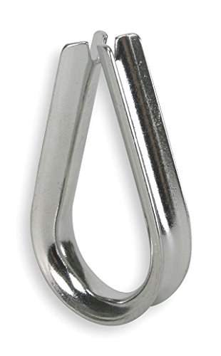 Dayton 2VKK7 Thimble, Zinc Plated, 1/8 In, Pk25