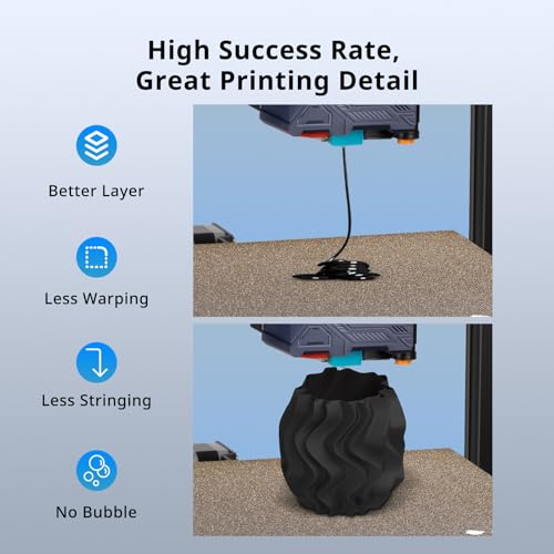 image for ANYCUBIC Matte PLA Filament 1.75mm, 3D Printing PLA Filament 1.75mm Di
