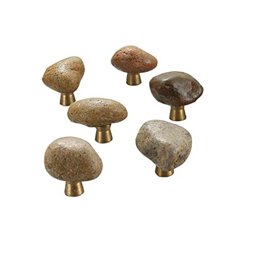 Froiny 1pc Unique Pierre Naturelle en Alliage de Zinc Porte tiroirs Armoire Poignée Boutons Meubles Poignée