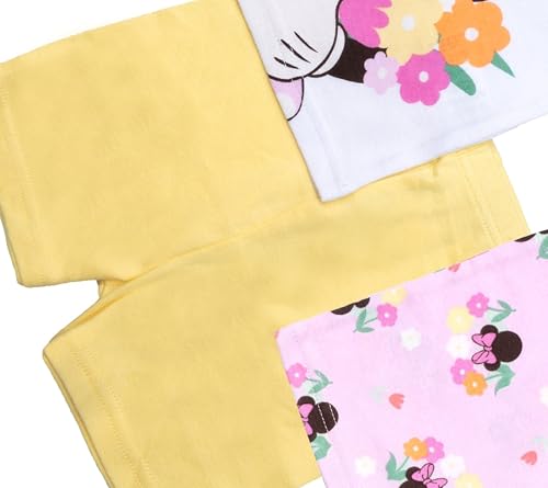 Disney Toddler/Little/Big Girls' Princess Pajama Set 4-Piece Cotton Sleepwear4