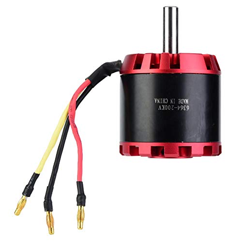 Focket Electric Brushless Motor, 6364-200KV 2300W High Speed High Performance Sensorless Motor with 120A Recommend ESC, Low Energy Consumption and Low Noise for Electric Scooter Skateboard Focket Electric Brushless Motor, 6364-200KV 2300W High Speed High Performance Sensorless Motor with 120A Recommend ESC, Low Energy Consumption and Low Noise for Electric Scooter Skateboard