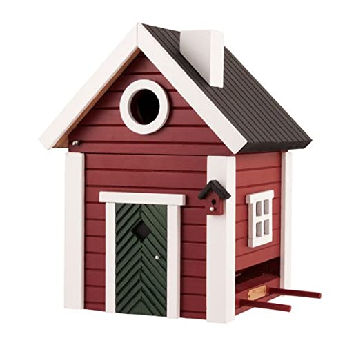 Wildlife Garden Schwedenkate – Vogelhaus & Futterstation In Einem, 18,4 X 19,4 X 24,7 Cm, Aus Massivholz