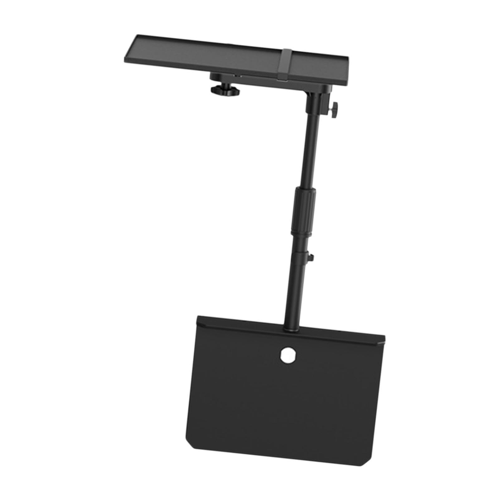 Soporte para proyector de cama con bandeja de Metal, soporte para proyector ajustable en altura Universal, Base montada para proyector para dormitorio