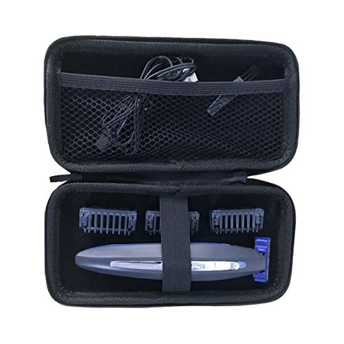 INVODA Hard Storage Travel Case for Micro Touch SOLO Oneblade Case EVA Travel Carrying Case Full Body Trimmer and Shaver Case