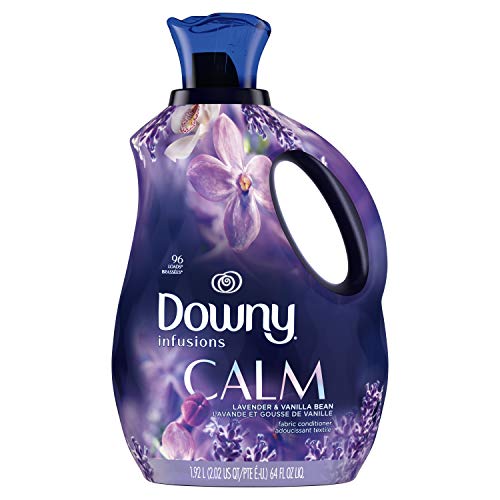 Downy Infusions Fabric Softener Liquid, Calm, Lavender & Vanilla Bean, 1.92 L - Packaging May Vary