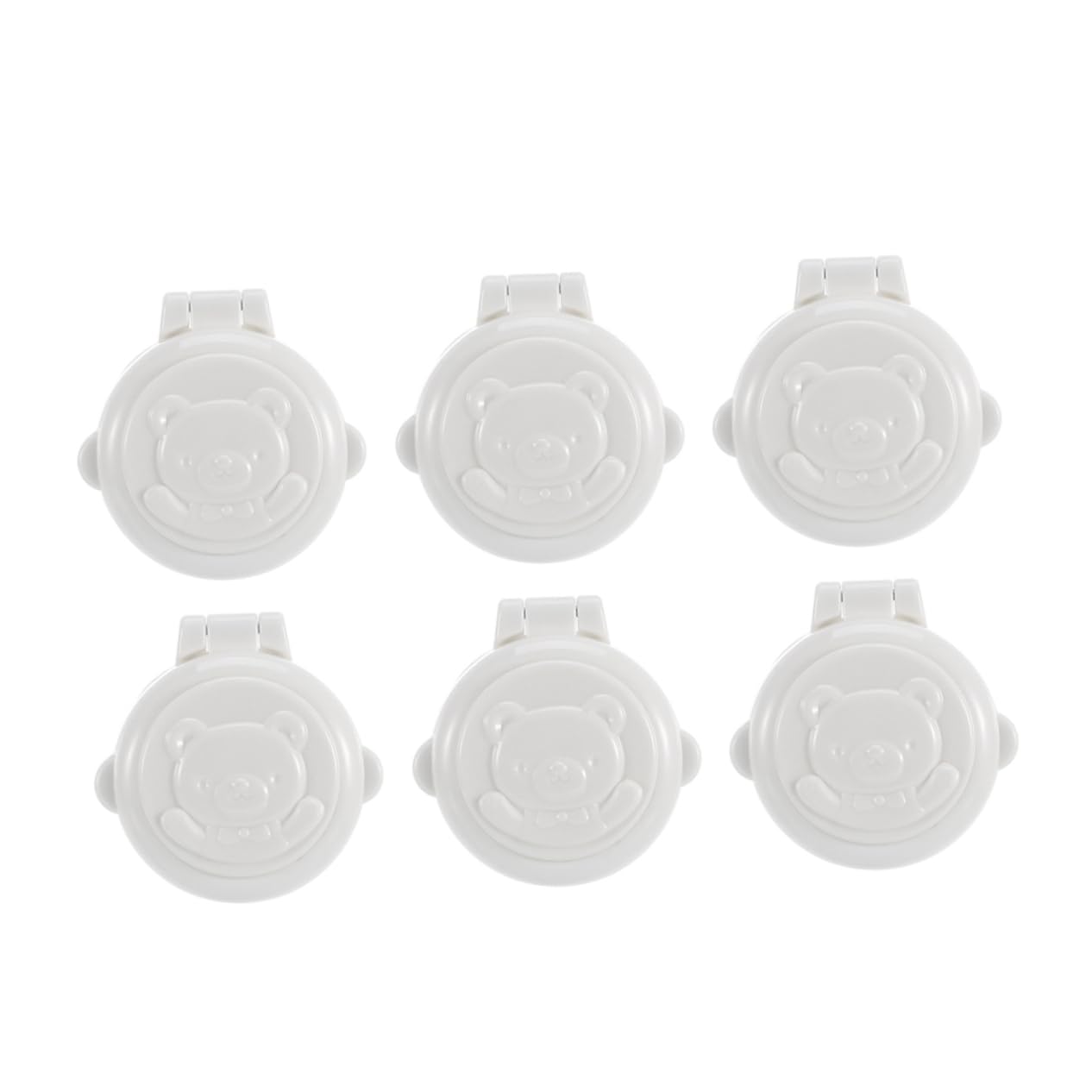 VILLCASE Set of 6 Washer Machine Button Security Covers Push Button Safety Locks Protection for Laundry Appliances
