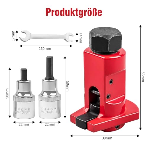 BOTEWO 4 Stück Federbein Spreizer: Spreizer Radlagergehäuse Set Federbein Werkzeug Universell Einsetzbar zum Ausbau von Federbeinen und zur Autoreparatur Wartung