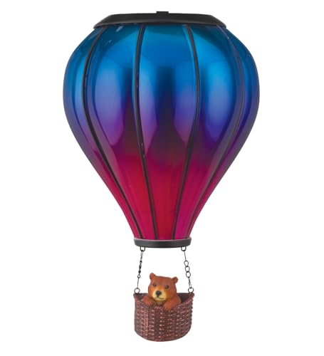 Applique solaire bleu rose pour illuminer vos soirees de terrasse