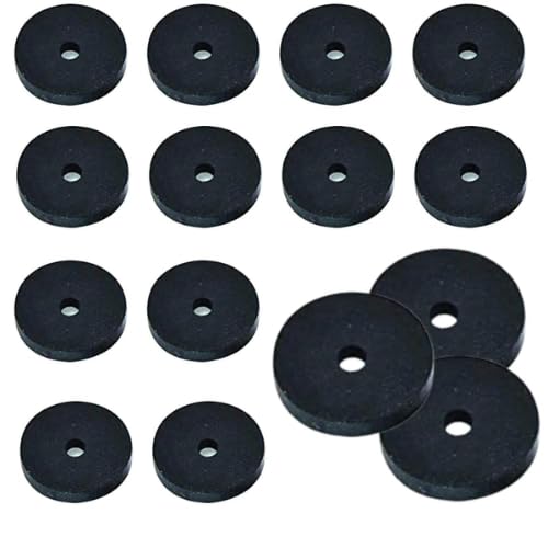 Flat Rubber Tap Washers 1/2" Black O Rings Rubber Washer Plumbing Washers Sink or Bath Taps Basin Shower Seal Drip Repair Pack of 200 — image 1