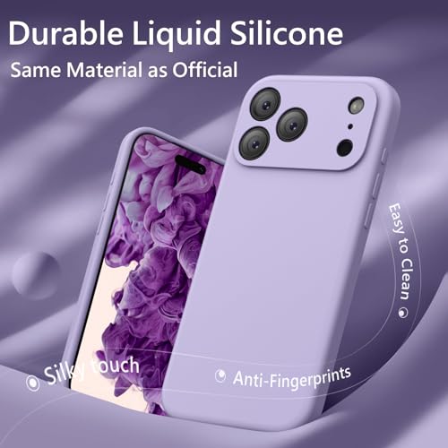 Image of FireNova Magnetic for iPhone 17 Pro Case, Compatible with MagSafe, [Integrated Silicone Camera Control Button] [Camera Protection] Anti-Scratch Microfiber Lining Phone Case, 6.3 inch, Clove Purple