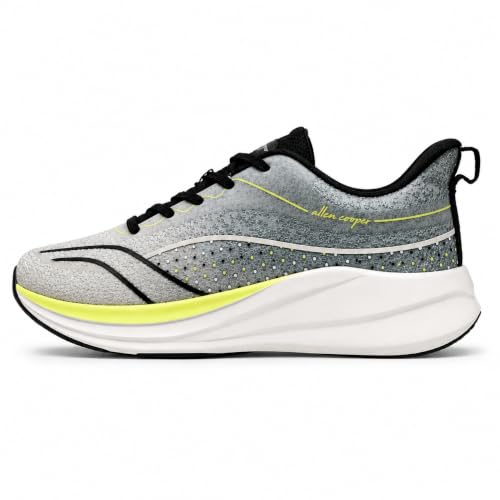 Image of Allen Cooper Training,Road Running,Cricket,Gym,Sports Comfortable Extra Max Cusion with Memory Foam Insole Running Shoes for Men(457 Navy /Black /Grey-Sizes 6,7,8,9,10)
