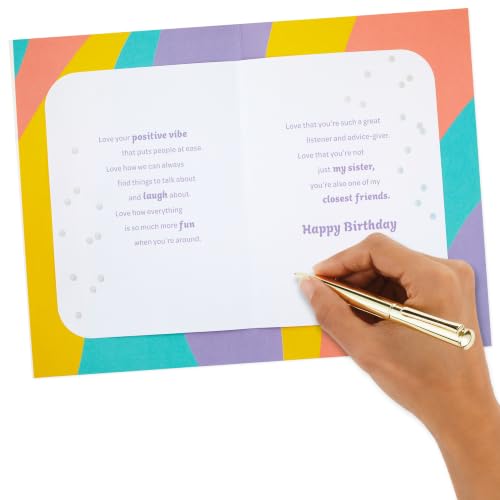 Image of Hallmark Birthday Card for Sister (One of My Closest Friends)