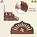 Gift Kya De Pooja Mandir for Home, Wooden Temple Small, DIY Wall Mounted Puja Mandirs, Home Temple Devghar, Puja Stand for God Idols, Office, Shop - 10