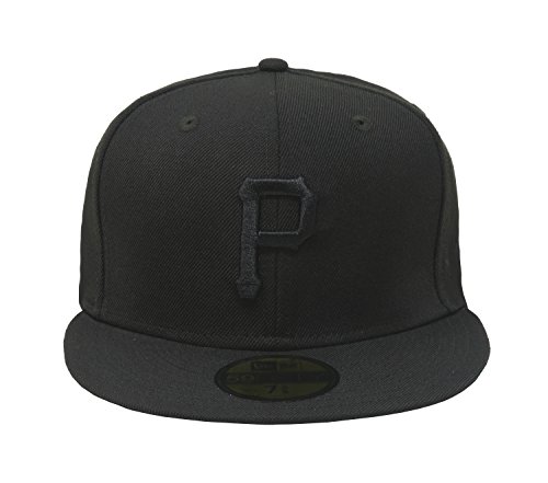 Gorra New Era 59Fifty Pittsburgh Pirates Black on Black miniatura 2