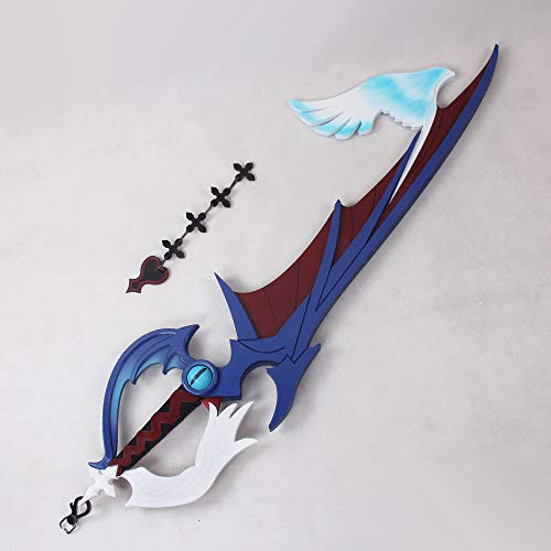 Mtxc Kingdom Hearts: Birth By Sleep Cosplay Prop Riku Toy Keyblade Blue #TOP4