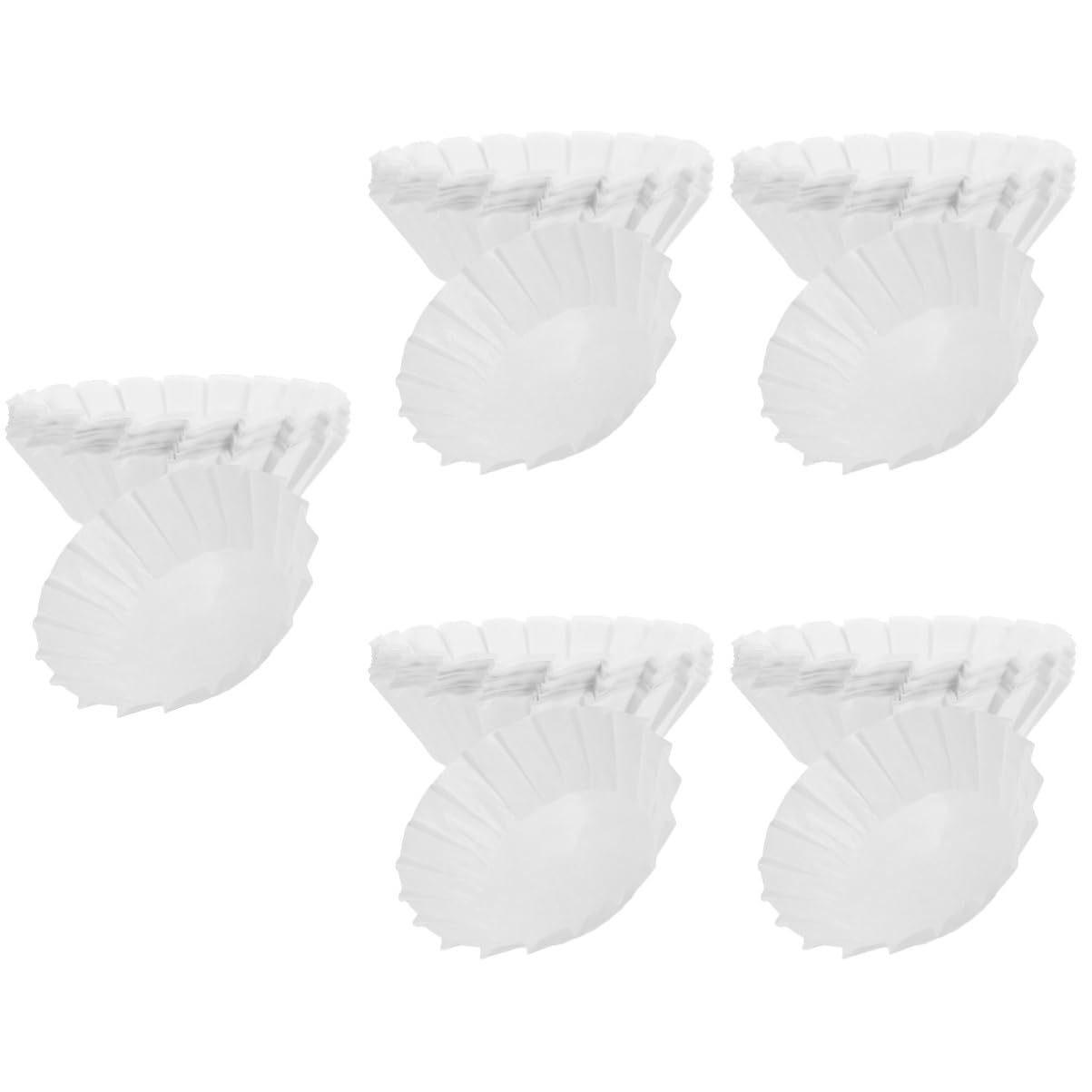 Zerodeko 5 Sätze Basque Kuchen Papierförmchen Ölresistente Cupcake Halter Für Hochzeit Party Shower Backbecher Für Desserts Und Kleine Kuchen 50 Stück * 5