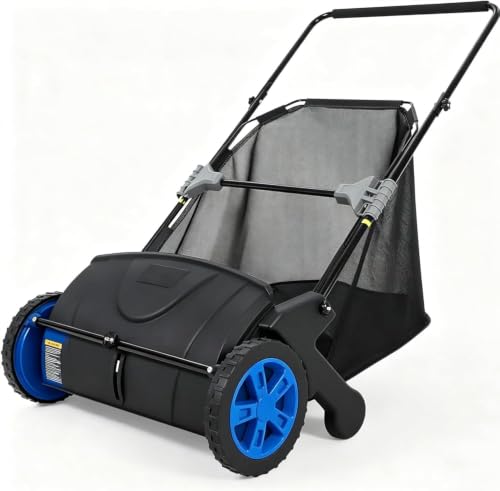 21-Inch Push Lawn Sweeper with 3.5-Cu.-Ft. Hopper