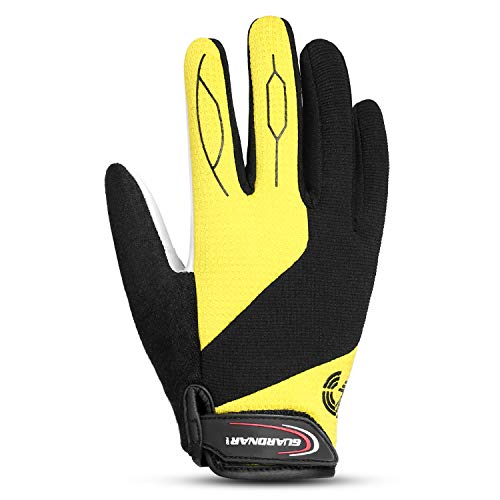 Andoer Luvas de equitação respirável para esportes ao ar livre, masculino, feminino, bicicleta, moto