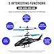 RC-Hubschrauber für Jungen, Drohne mit LED-Licht für Kinder Spielzeug ab 6 7 8 9 10+ Jahre, Infrarot-Induktionsroboter Mini Hubschrauber, Start mit Einer Taste, Fliegende Spielzeuge Jungen und Mädchen