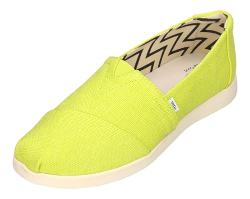 Image of TOMS Women's Alpargata Plus Slip On Espadrille, Textile Upper, Relaxed Fit, CloudBound Insole, Stretchy Easy On and Off