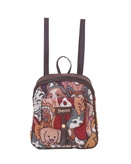 Women Mini Backpack Purse, Cute Printed Canvas, Lightweight Travel Casual Daypack with Adjustable Straps for Girls and Ladies-image-32
