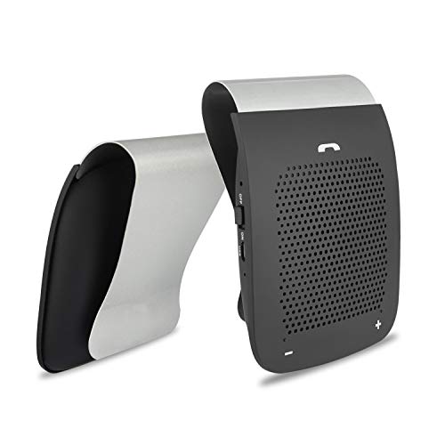 ZENG Kits De Altavoz Bluetooth para Automóvil, Kit De Manos Libres Inalámbrico Bluetooth para Automóvil Adaptador De Altavoz De Música Estéreo Micrófono Incorporado para Teléfono Celular