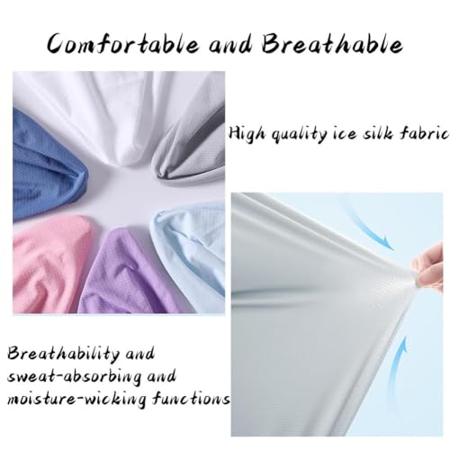 Ice Silk Light Sunscreen Shirt, Long UV Protection Lightweight Ice Silk Sun Protection Clothing for Men and Women4