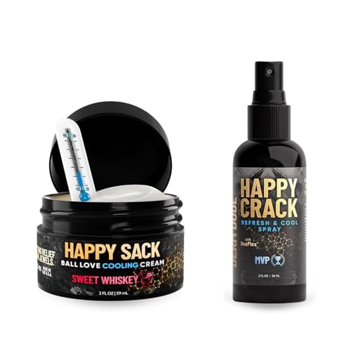 Derm Dude Below-the-Belt Bundle for Men | Happy Sack Deodorant & Comfort Cream 2oz + Happy Crack Refreshing Spray 2oz | Odor Control, Cooling Comfort, DeoPlex & Witch Hazel Blend image 5