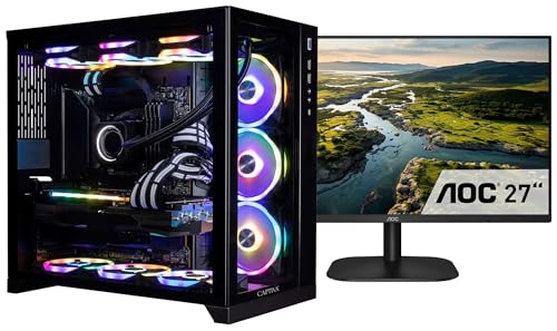 Captiva Gaming PC Bundle I75-608|i7 12700KF|32GB DDR4|RTX 3060|1 TB|27|Win11