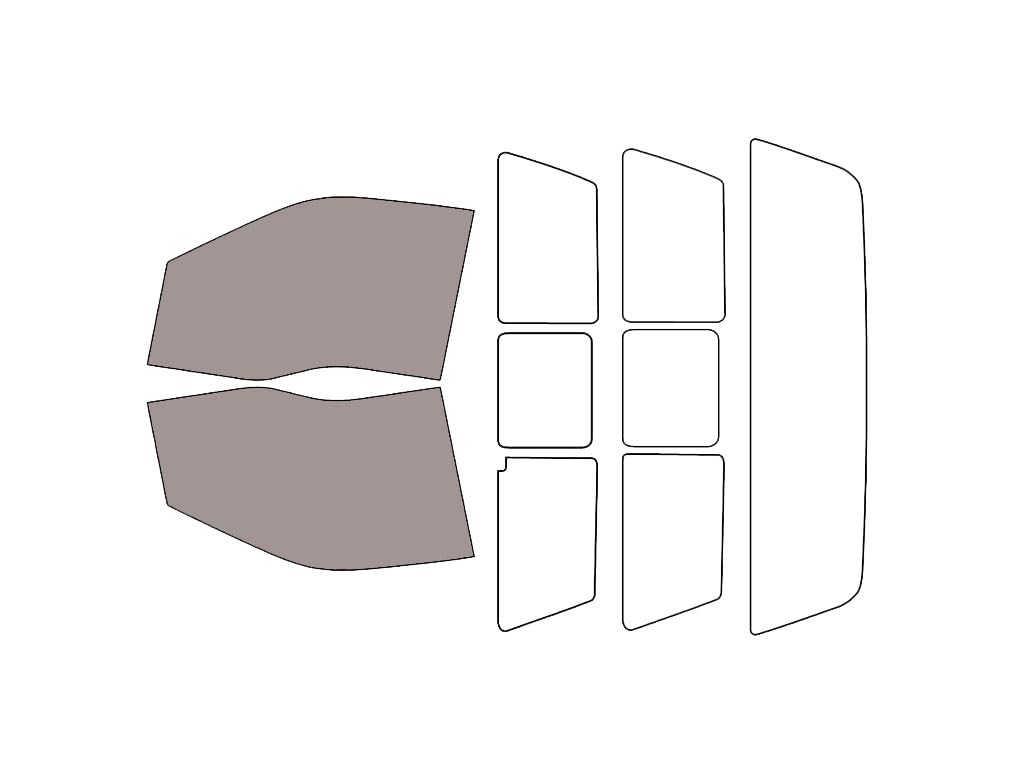 Avery Dennison NR Nano Ceramic IR Window Tint Kit Compatible with Ford F-150 2015-2020 (2 Door Regular Cab) - Front Precut Kit - 50%