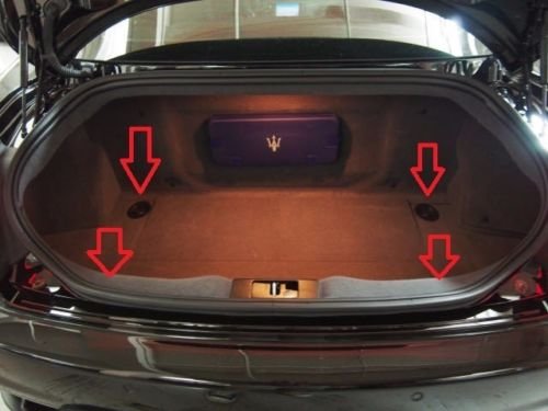 Filet de coffre de sol pour Maserati GranTurismo 2008-2015 - 2
