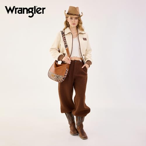 Image of Wrangler Hobo Bags Crossbody Bag for Women Shoulder Purse Handbags with Adjustable Strap