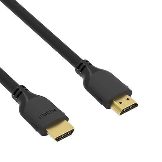 HDMI Cable with Ethernet Supports Full HD 3D 1080p 4Kx2K Ultra High Definition High Speed 6 Ft