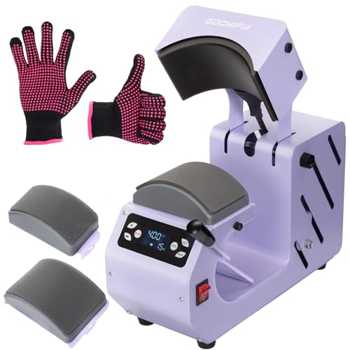 Auto Heat Press, Precise Temp/Timer Control, Automatic Open/Release, 4 Memory Modes, 6.54