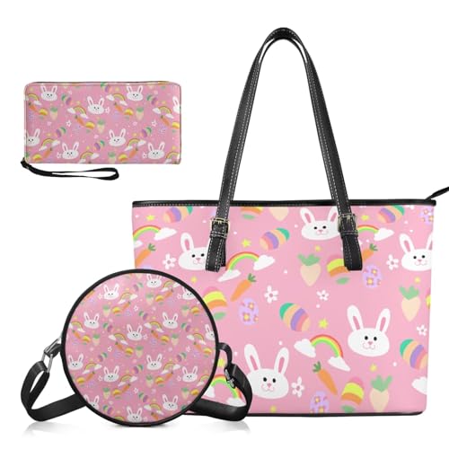 Handbags for Women Shoulder Bags Tote Satchel Hobo 3pcs for Daily Use2