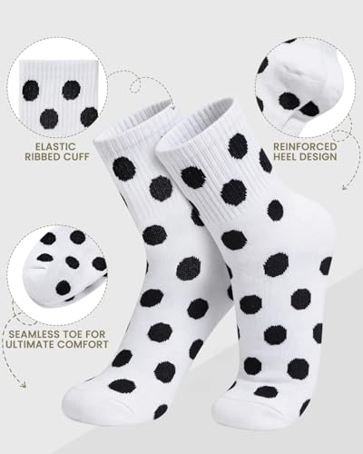 Image of Century Star Retro Striped Novelty Socks For Women Vintage Casual Crew Socks Sporty Calf Socks Cotton Socks Women