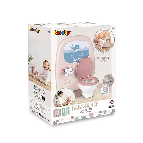 Smoby - Baby Nurse Toilet, 3 Anni, 2 in Uno, WC e