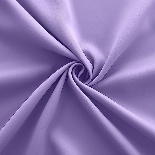 Image of KOUFALL 72x84 Inches Long Purple Blackout Curtains for Living Room
