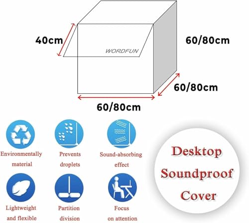 Przenośna osłona Soundproof z osłoną absorbującą wokal do nagrywania i redukcji szumów